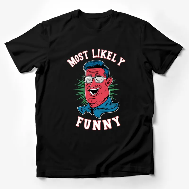 Most Likely Funny Vintage Comic Style T-Shirt, Retro Cartoon Man Tee, Humorous Graphic Shirt Male T-Shirt