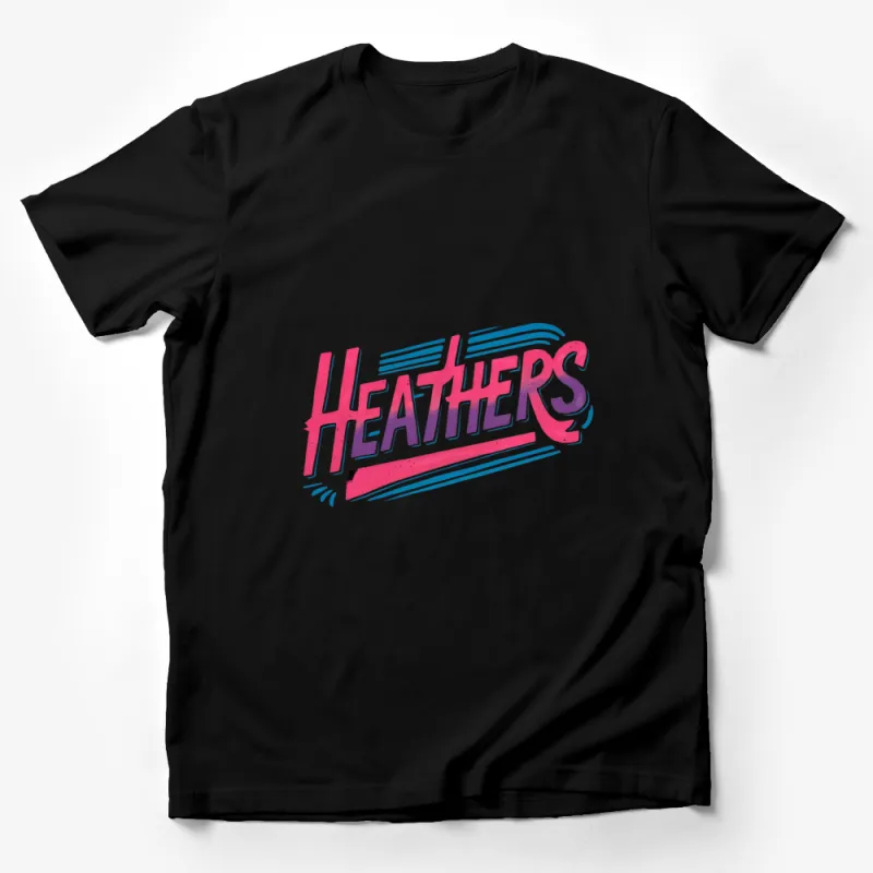 Vintage Heathers Movie Logo T-Shirt, Retro 80s Cult Film Fan Tee, Unisex Fashion Top Male T-Shirt