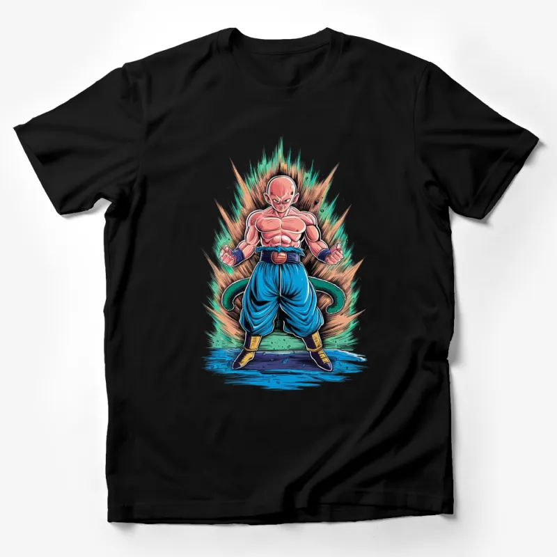 Super Saiyan Warrior Anime Inspired T-Shirt, Cool Graphic Tee for Dragon Series Fans Male T-Shirt