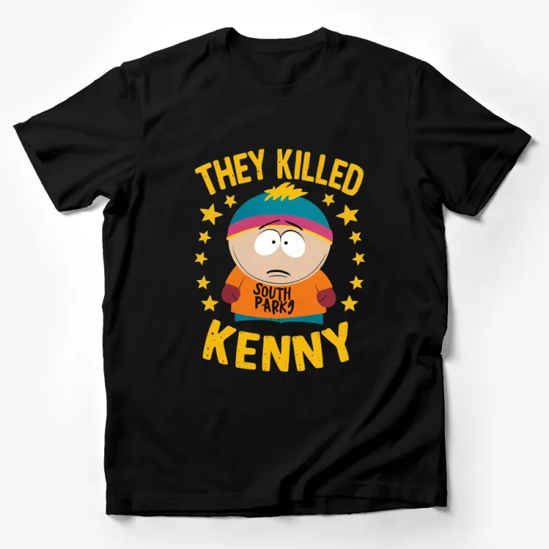 South Park Kenny T-Shirt, They Killed Kenny Graphic Tee, Cartoon Fan Merchandise, Unisex Male T-Shirt