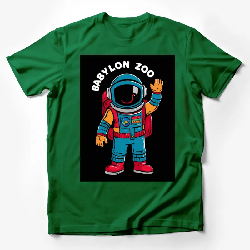 Babylon Zoo Astronaut T-Shirt, Space Theme Graphic Tee, Unisex Apparel Male T-Shirt