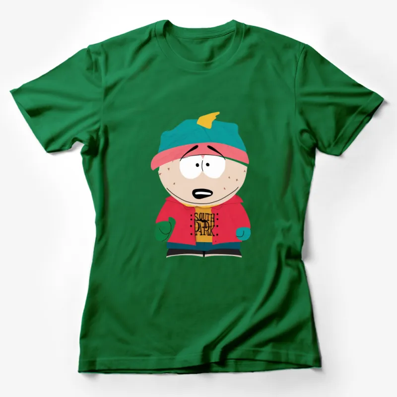 South Park Inspired Character T-Shirt, Cartoon Graphic Tee, Unisex Casual Wear, Funny Gift Idea Female T-Shirt