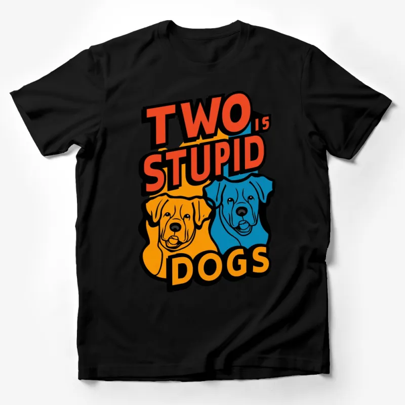 Two Stupid Dogs Cartoon T-Shirt, Retro 90s Kids Show, Vibrant Graphic Tee, Unisex Casual Wear Male T-Shirt