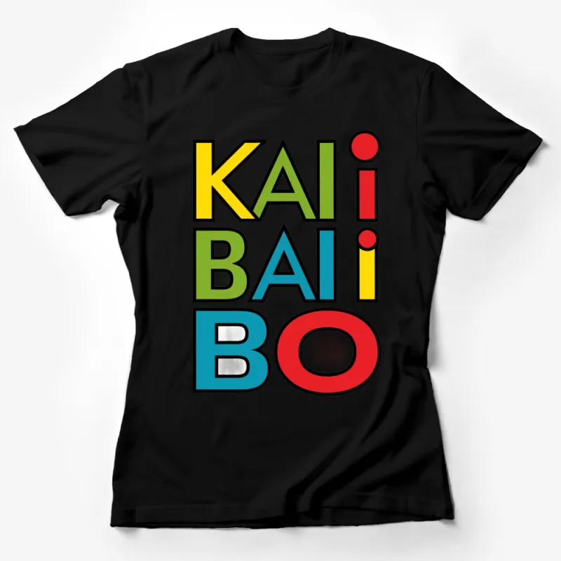 Colorful Kai Bai Bo Game Graphic T-Shirt, Fun Korean Finger Game Inspired Tee, Unisex Casual Streetwear Female T-Shirt