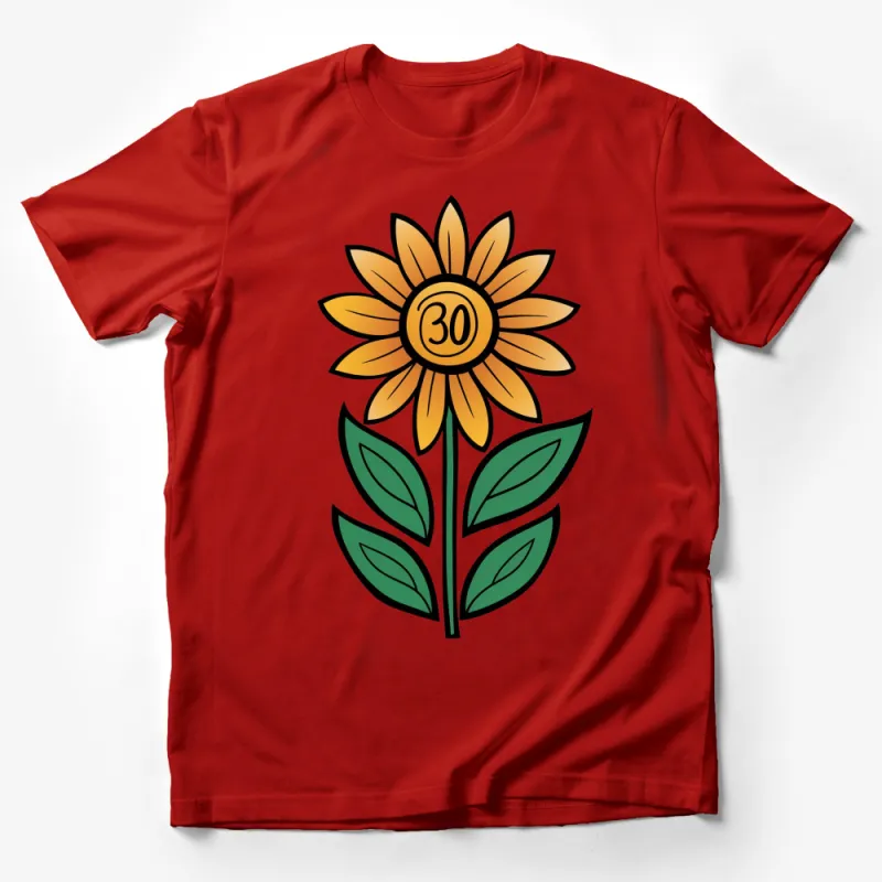 Boho Sunflower Graphic T-Shirt, Vintage Style Floral Tee, Unisex Yellow Flower Top for Summer Male T-Shirt