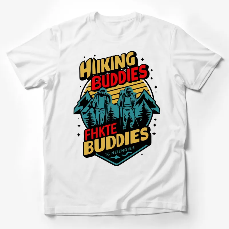 Hiking Buddies Graphic T-Shirt, Outdoor Adventure Tee, Men's Women's Unisex Shirt Male T-Shirt