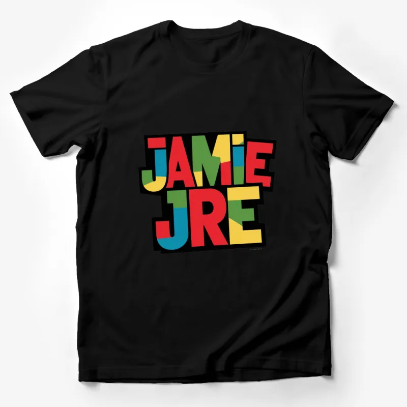 Colorful Jamie JRE Pop Art T-Shirt, Unique Graphic Tee, Unisex Modern Apparel Male T-Shirt