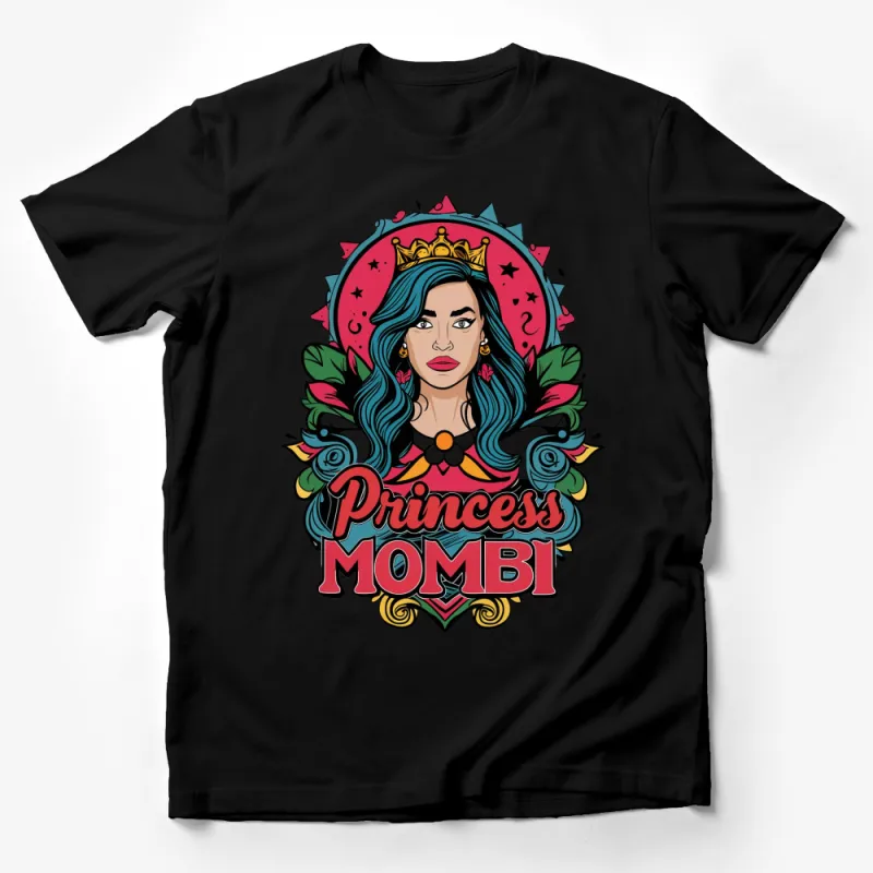 Princess Mombi Colorful Pop Art T-Shirt, Vintage Cartoon Graphic Tee, Fantasy Queen Fashion Male T-Shirt