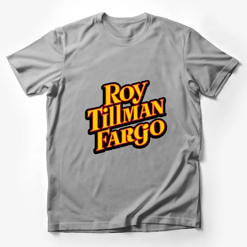 Roy Tillman Fargo Bold Logo T-Shirt, Retro Style Graphic Tee, Vintage Inspired Fashion, Unique Gift Idea Male T-Shirt