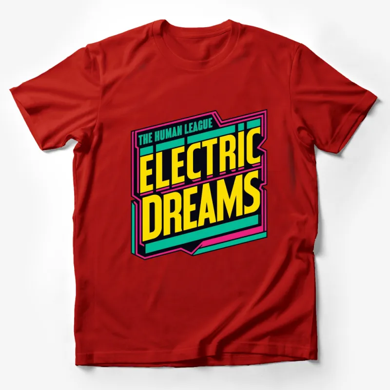 Electric Dreams T-Shirt, The Human League Band, Vintage Style 80s Music Tee, Retro Concert Merchandise Male T-Shirt