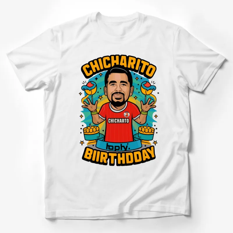 Chicharito Birthday T-Shirt, Colorful Soccer Fan Gift, Mexican Football Star Tee Male T-Shirt