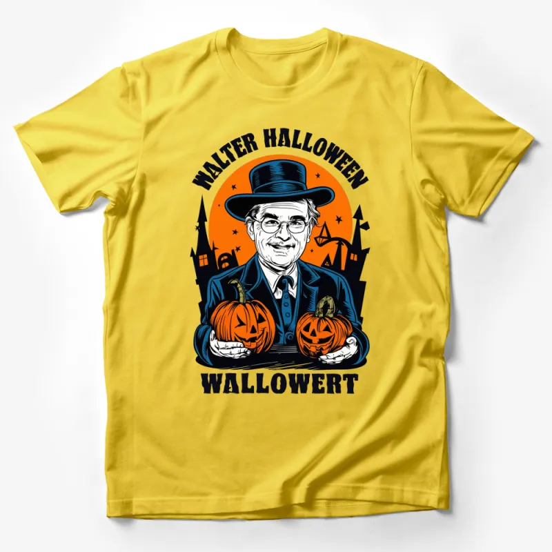 Walter Halloween Vintage Style T-Shirt, Retro Pumpkin Man Graphic, Spooky Halloween Costume Tee Male T-Shirt