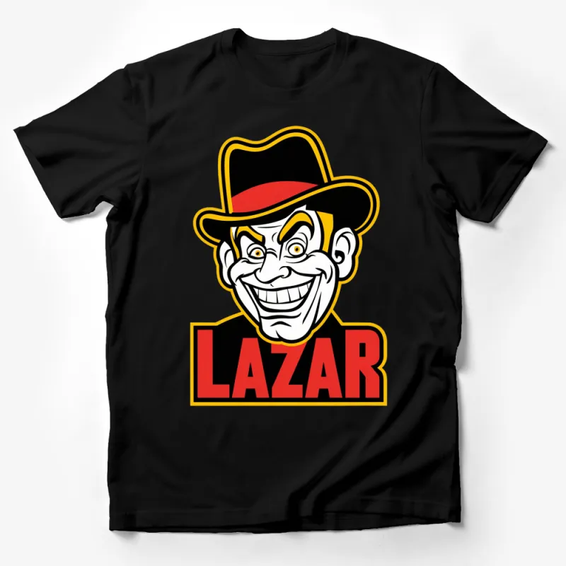 Vintage Lazar Clown Graphic T-Shirt, Retro Circus Character Tee, Unique Fun Art Top, Gift for Circus Lovers Male T-Shirt