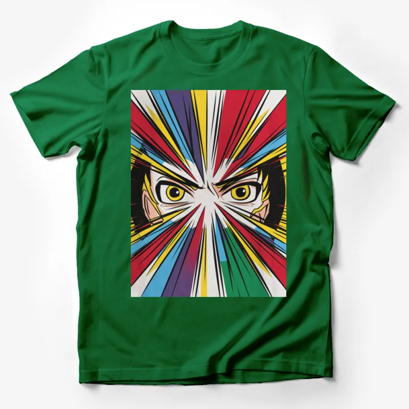 Colorful Abstract Art Face T-Shirt, Vibrant Graphic Tee, Unisex Fashion Top, Eye-Catching Design Shirt Male T-Shirt