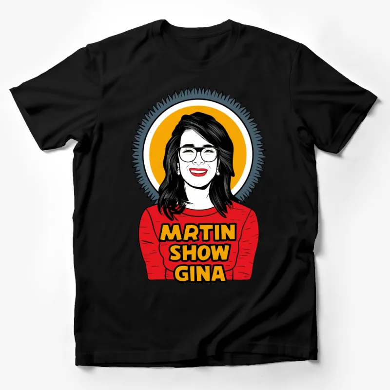 Martin Show Gina T-Shirt, Retro TV Show Fan Tee, Vintage Graphic Tee, Unisex Male T-Shirt