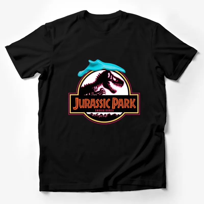 Jurassic Park Logo T-Shirt, Classic Dinosaur Graphic Tee, Retro Movie Fan Gift, Unisex Top Male T-Shirt