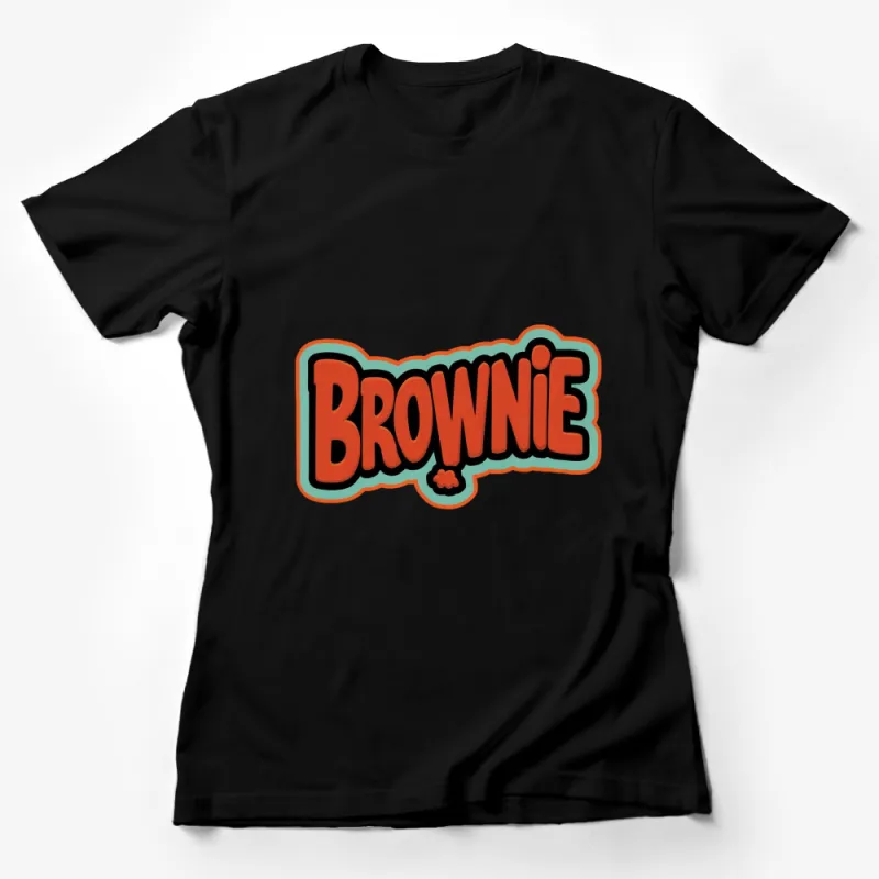 Vintage Brownie Logo T-Shirt, Classic Retro Font Tee, Unisex Graphic Shirt, Gift for Bakers Female T-Shirt