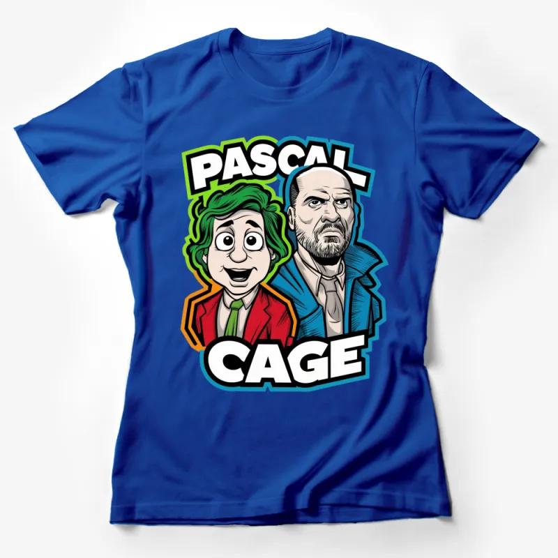 Pascal and Cage Cartoon Graphic T-Shirt, Colorful Pop Culture Tee, Unisex Casual Wear Female T-Shirt