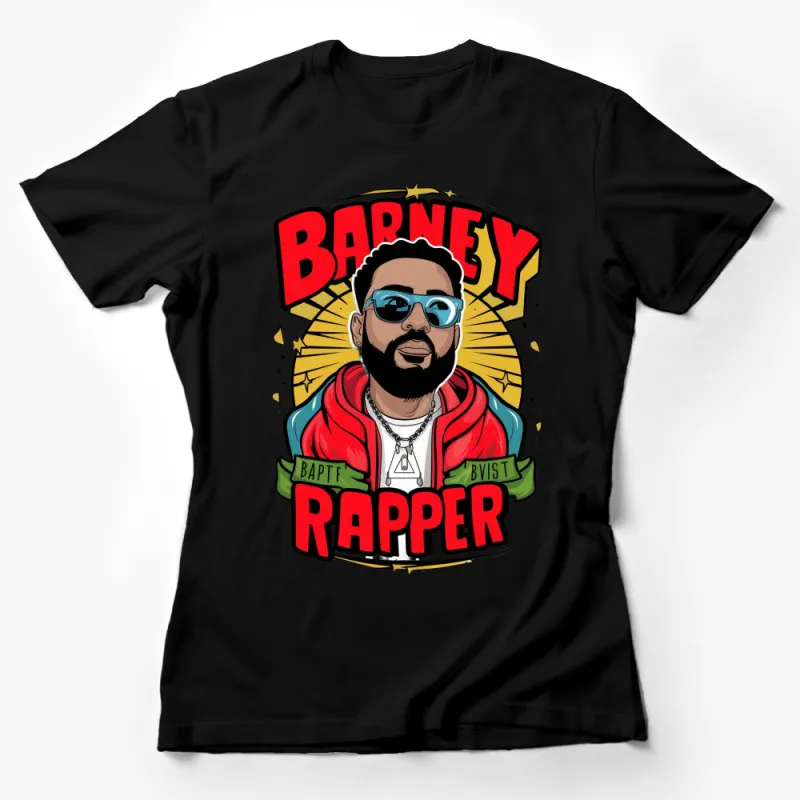 Barney Rapper T-Shirt, Graphic Tee, Hip Hop Urban Style, Men's Fashion, Vibrant Colorful Shirt Female T-Shirt