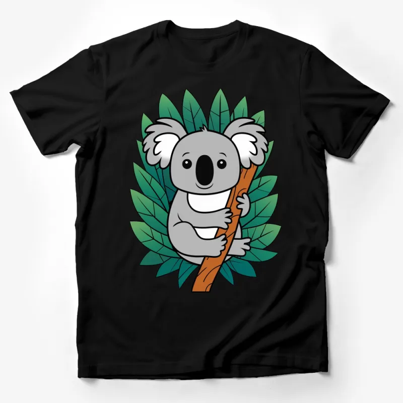 Cute Koala Bear T-Shirt for Kids, Adorable Animal Graphic Tee, Unisex Children's Clothing Male T-Shirt