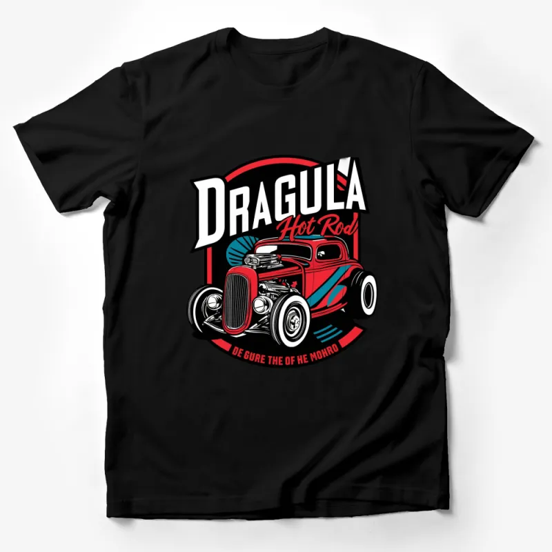 Dragula Hot Rod Classic Car T-Shirt, Vintage Automotive Tee, Retro Car Lover Gift Idea Male T-Shirt