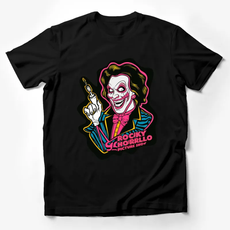 Rocky Horror Picture Show Inspired T-Shirt, Retro Movie Graphic Tee, Unique Film Apparel Male T-Shirt