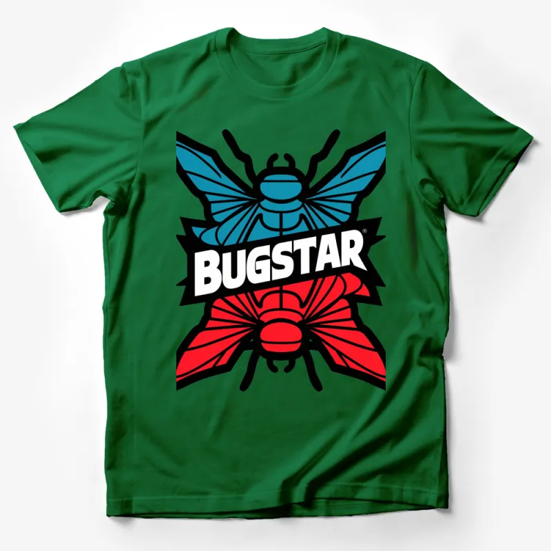 Graphic Bugstar T-Shirt, Colorful Insect Design Tee, Men's and Women's Casual Wear Male T-Shirt