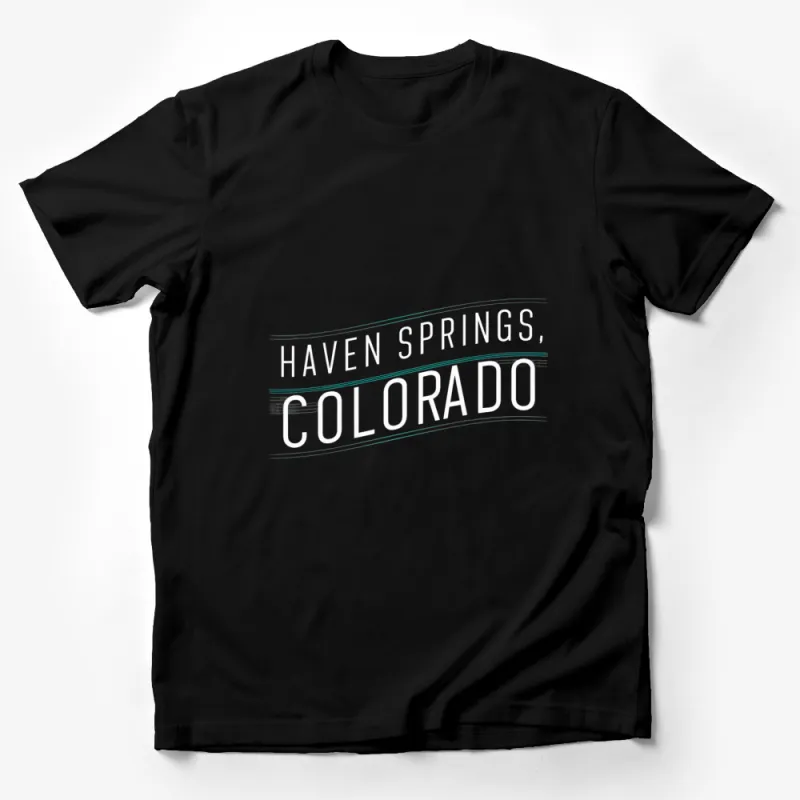 Haven Springs Colorado T-Shirt, Vintage Style Graphic Tee, Travel Souvenir, Unisex Male T-Shirt