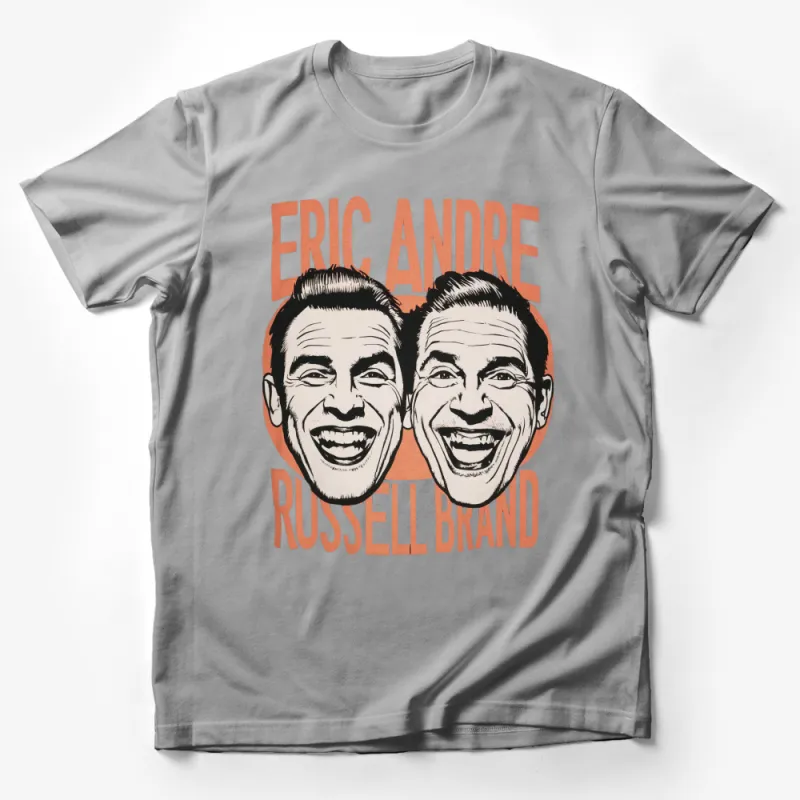 Eric and Russell Graphic Tee, Fun Celebrity Duo Portrait, Unisex T-Shirt, Gift for Fans Male T-Shirt