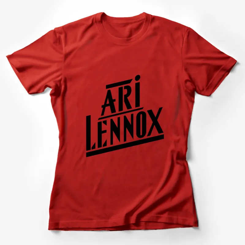 Ari Lennox Bold Text Graphic T-Shirt, Black and White Typography, Music Fan Apparel, Unisex Tee Female T-Shirt