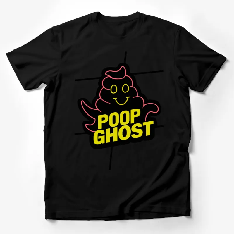 Poop Ghost T-Shirt, Funny Halloween Costume Tee, Spooky Cute Ghost Shirt for Men and Women Male T-Shirt