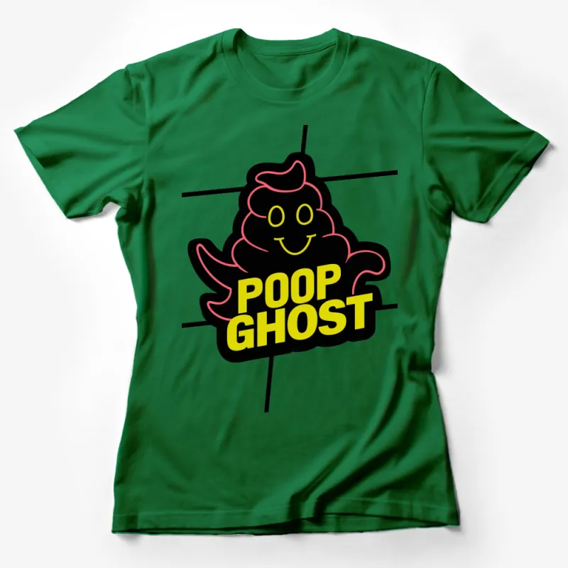 Poop Ghost T-Shirt, Funny Halloween Costume Tee, Spooky Cute Ghost Shirt for Men and Women Female T-Shirt