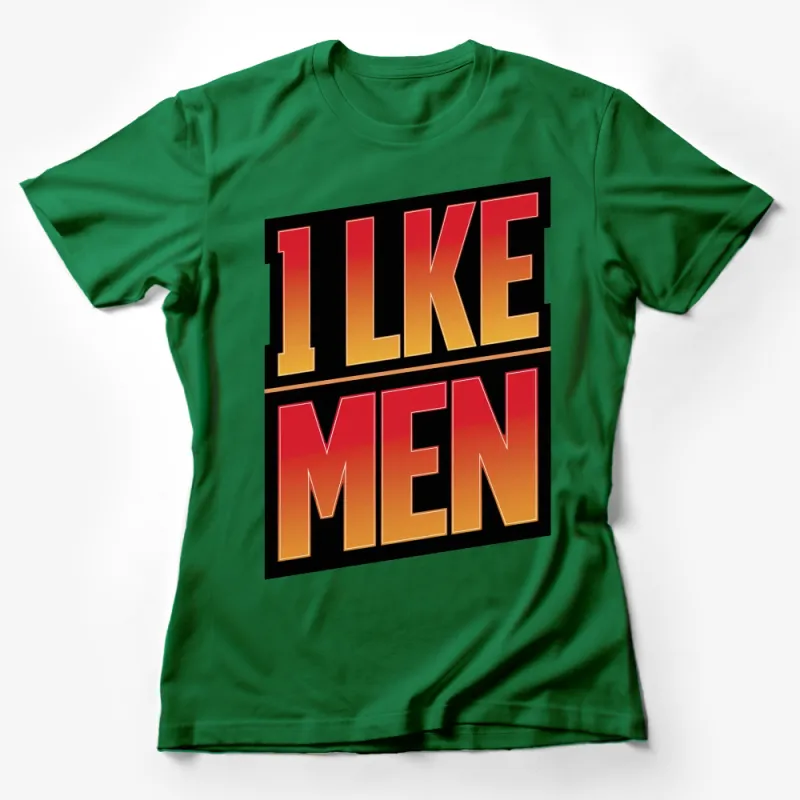 Retro I Like Men T-Shirt, Bold Red Yellow Black Graphic Tee, Unisex Fashion Casual Wear Female T-Shirt