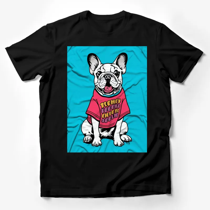 French Bulldog T-Shirt, Cute Frenchie Graphic Tee, Dog Lover Gift, Pet Owner Shirt Male T-Shirt