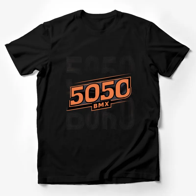 Vintage BMX 5050 Duro Graphic T-Shirt, Retro Street Style, Casual Urban Wear, Unique Design Tee Male T-Shirt