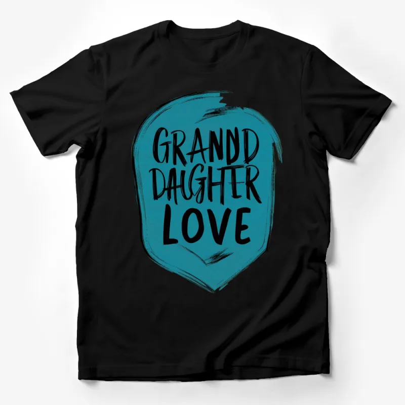 Granddaughter Love T-Shirt, Trendy Family Love Graphic Tee, Cute Grandparent Gift Male T-Shirt