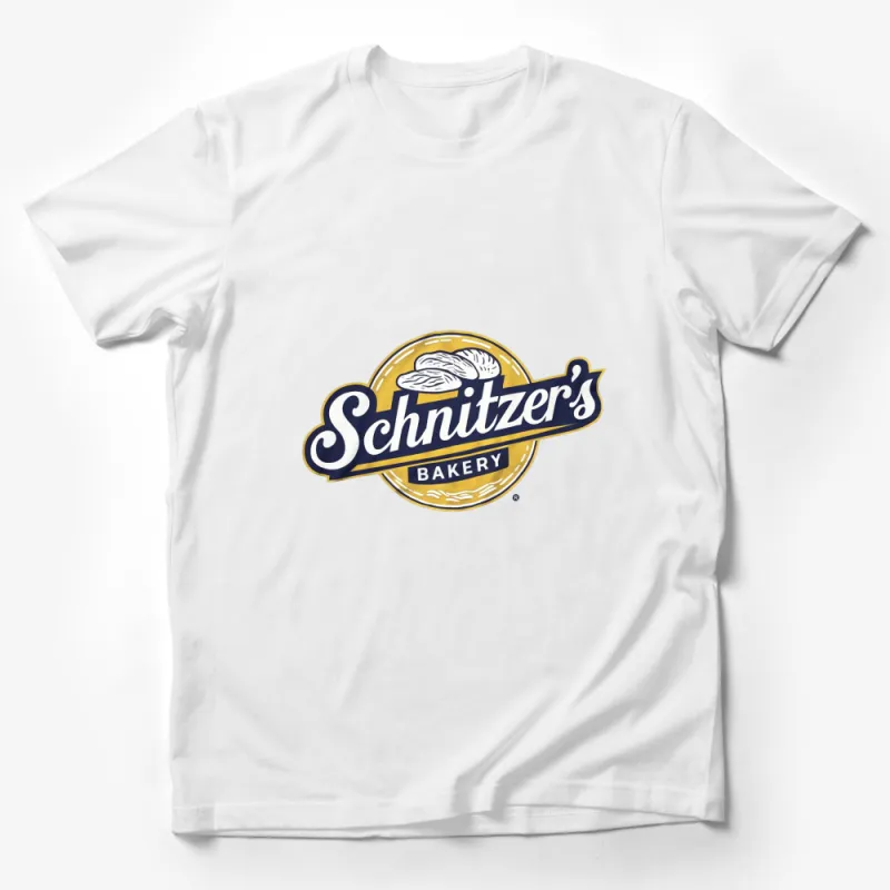 Schnitzer's Bakery Vintage Logo T-Shirt, Retro Bakery Lover Tee, Unisex Graphic Tee, Casual Wear Male T-Shirt