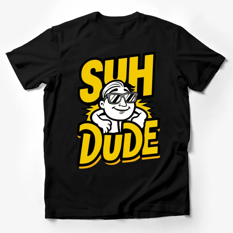 Suh Dude Cool Guy Meme T-Shirt, Vintage Cartoon Graphic, Unisex Retro Tee, Casual Streetwear, Funny Slogan Shirt Male T-Shirt