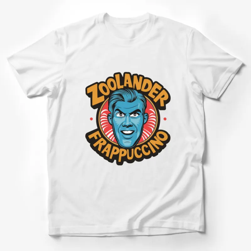 Zoolander Frappuccino Graphic Tee, Funny Movie Inspired T-Shirt, Unique Pop Culture Apparel Male T-Shirt