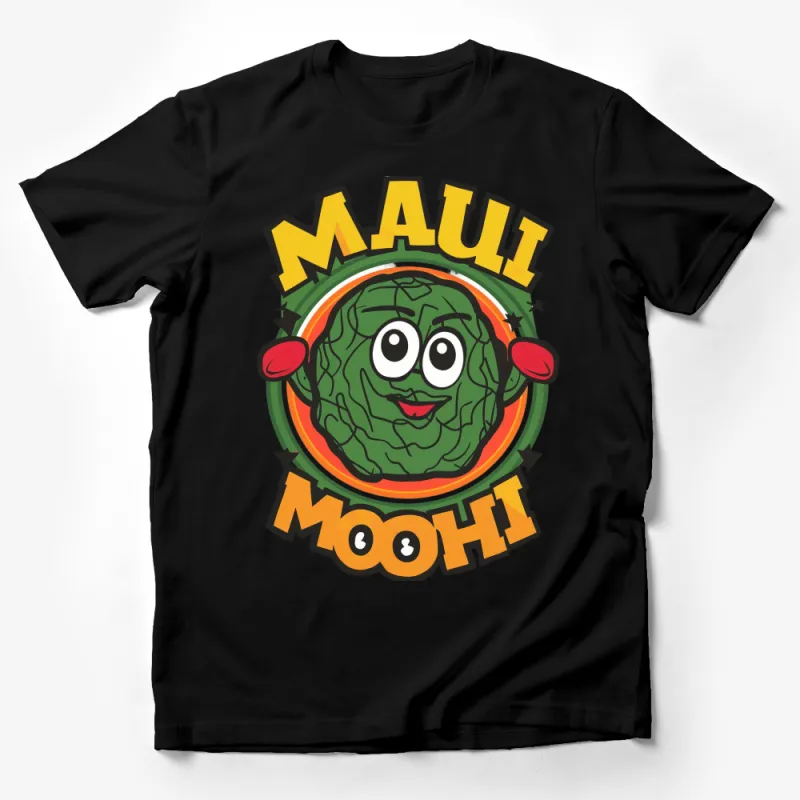 Maui Moochi Funny Cabbage Cartoon Graphic T-Shirt, Cute Veggie Humor Tee, Unisex Casual Shirt Male T-Shirt