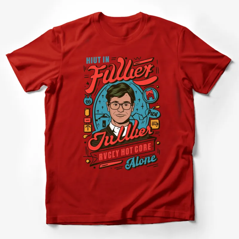 Vintage Fuller Hot Rod Style Graphic T-Shirt, Retro Fuller Inspired Tee, Unique Illustrated Men's Shirt, Hip Streetwear Male T-Shirt