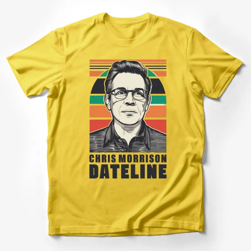 Retro Chris Morrison Dateline Inspired T-Shirt, Vintage Graphic Tee, Unisex Pop Culture Apparel Male T-Shirt