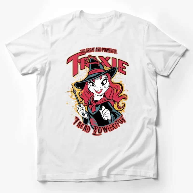 The Great and Powerful Trixie T-Shirt, Trendy Wizard Cartoon Tee, Fantasy Magic Lover Gift Male T-Shirt