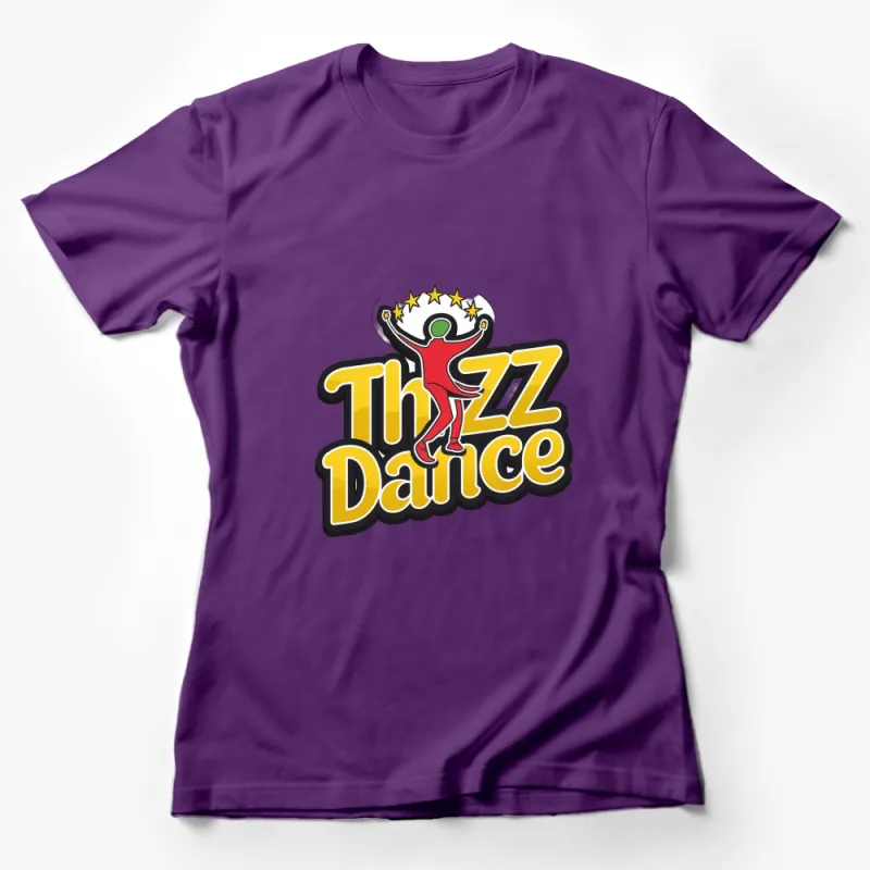 Thizz Dance Graphic T-Shirt, Vintage Hip Hop Dance Tee, Colorful Retro Shirt, Unisex Dancewear Female T-Shirt