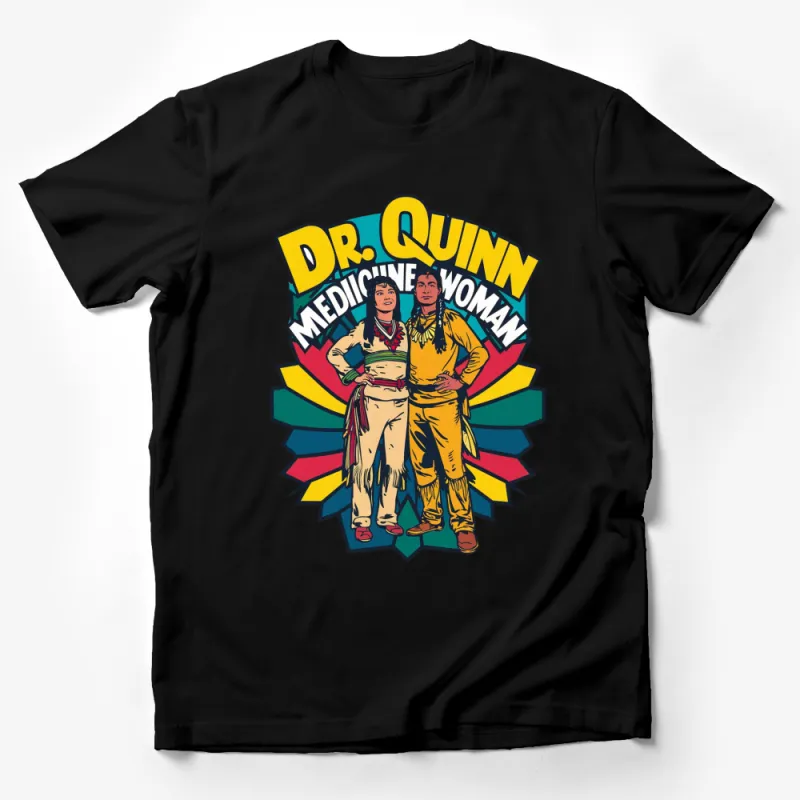 Dr. Quinn Medicine Woman Inspired T-Shirt, Vintage Style Graphic Tee, Unisex Apparel Male T-Shirt