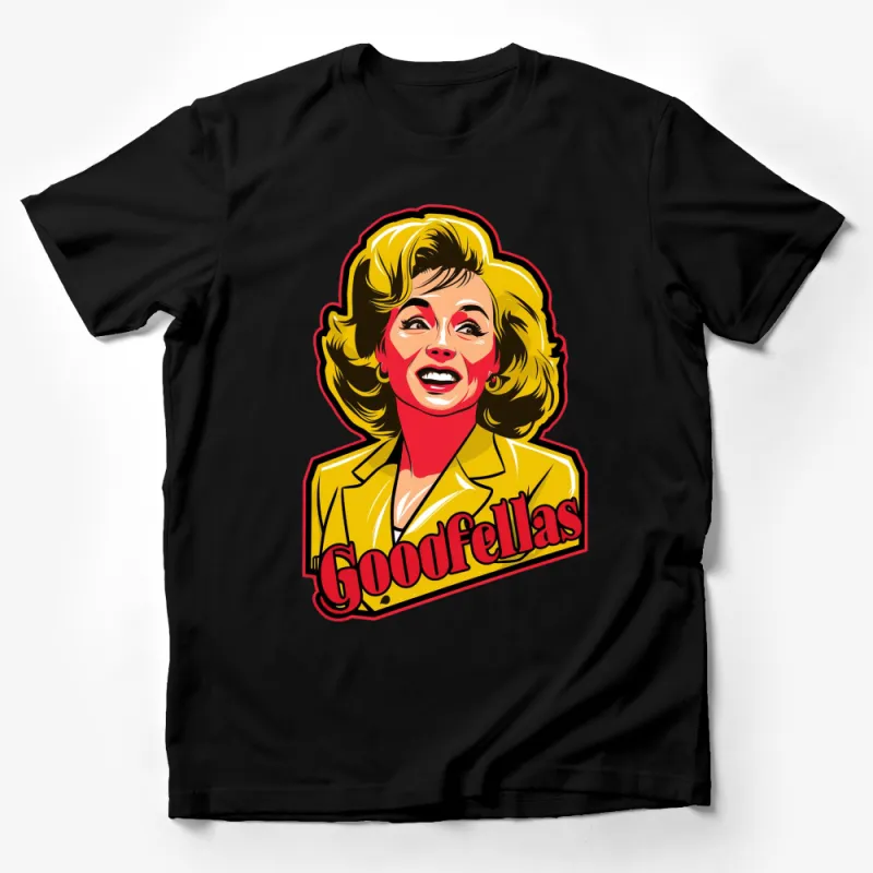 Retro Goodfellas Inspired T-Shirt, Vintage Pop Art Style, Classic Film Fan Apparel Male T-Shirt