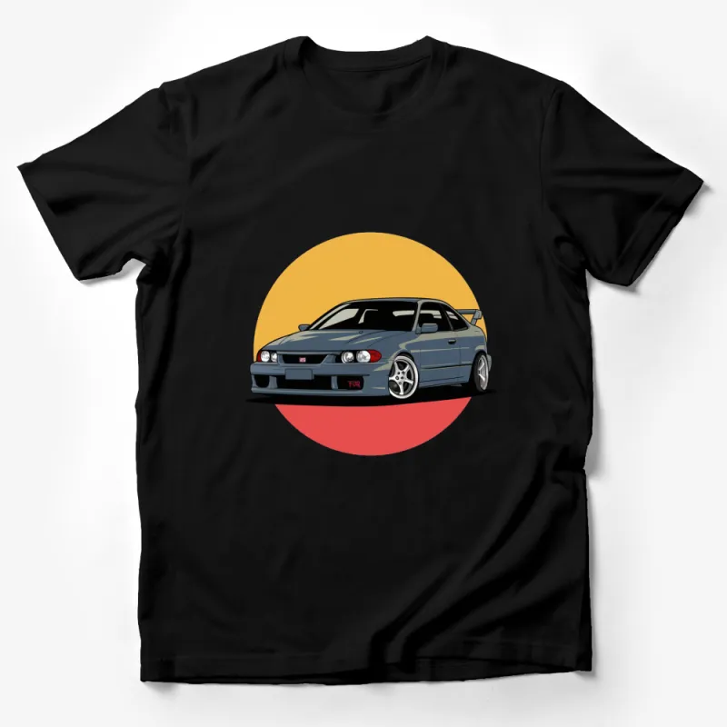 Retro Sports Car T-Shirt, Vintage Car Enthusiast Gift, Stylish Graphic Tee, Automotive Apparel Male T-Shirt