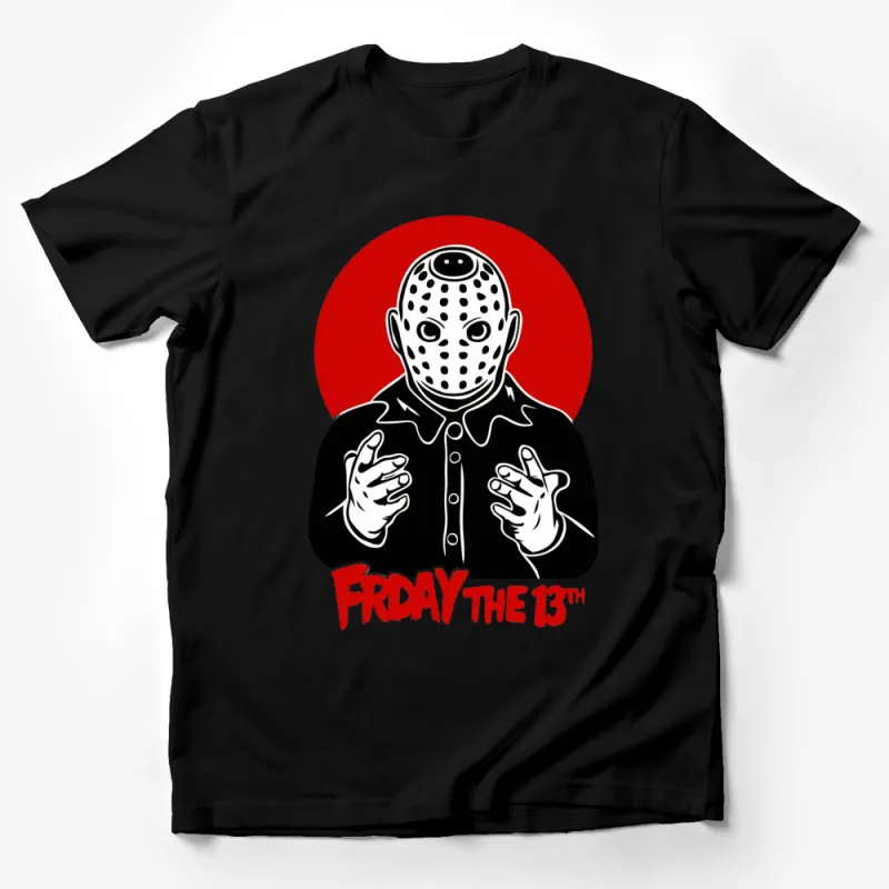 Friday the 13th Jason Voorhees Horror Movie Fan Art T-Shirt, Unique Gift Idea, Unisex Tee Male T-Shirt