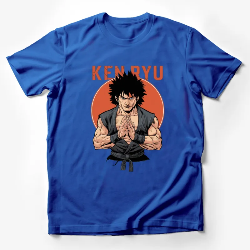 Kenryu Anime Martial Arts Fighter T-Shirt, Bold Graphic Tee, Gift for Anime Fans, Unisex Shirt Male T-Shirt