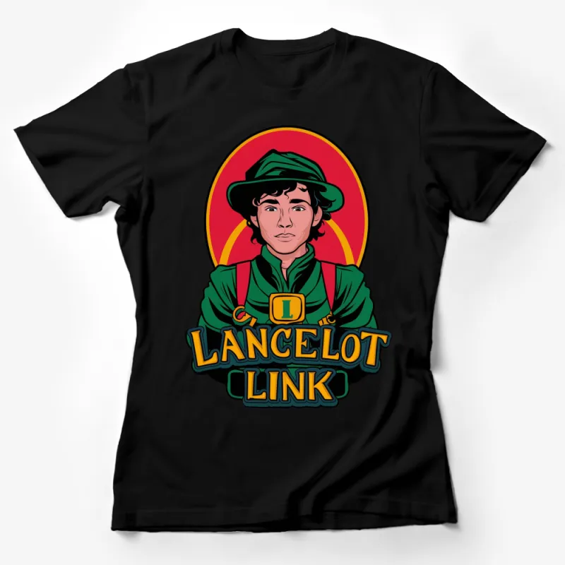 Lancelot Link Secret Agent Graphic T-Shirt, Vintage Cartoon Chimpanzee Tee, Retro 70s Style Shirt Female T-Shirt